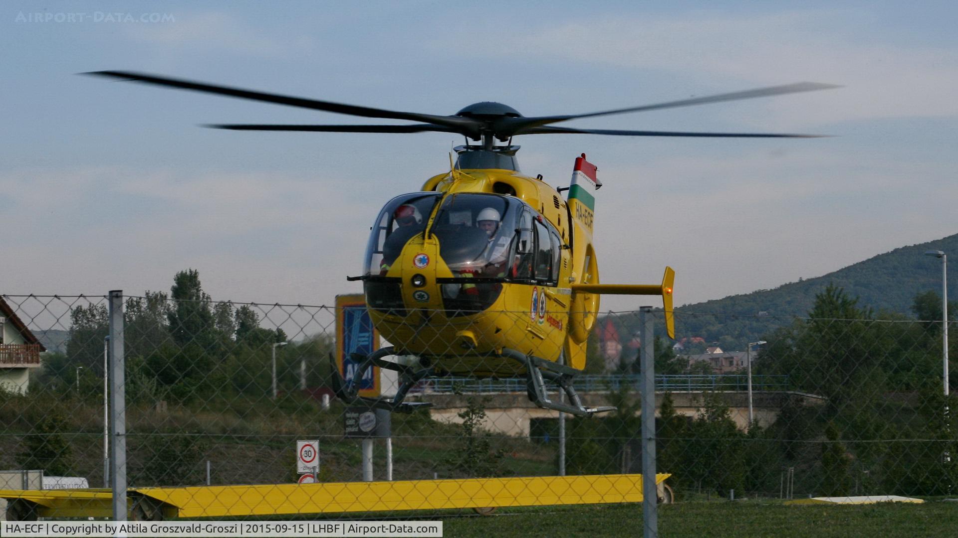 HA-ECF, 2004 Eurocopter EC-135T-2 C/N 0368, Balatonfüred Rescue helicopter base, Hungary