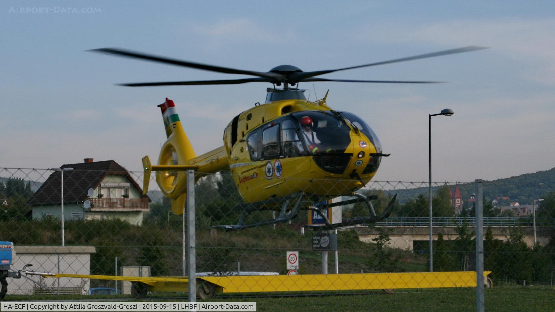 HA-ECF, 2004 Eurocopter EC-135T-2 C/N 0368, Balatonfüred Rescue helicopter base, Hungary