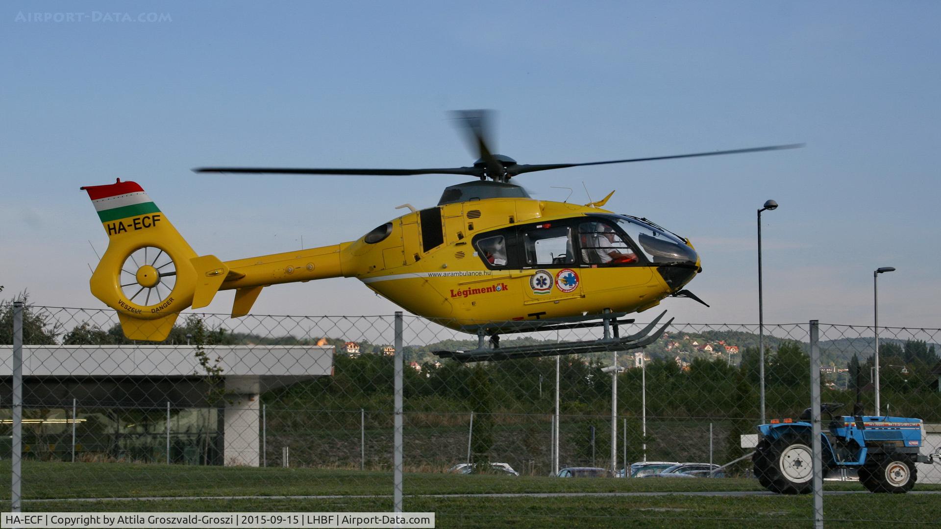 HA-ECF, 2004 Eurocopter EC-135T-2 C/N 0368, Balatonfüred Rescue helicopter base, Hungary