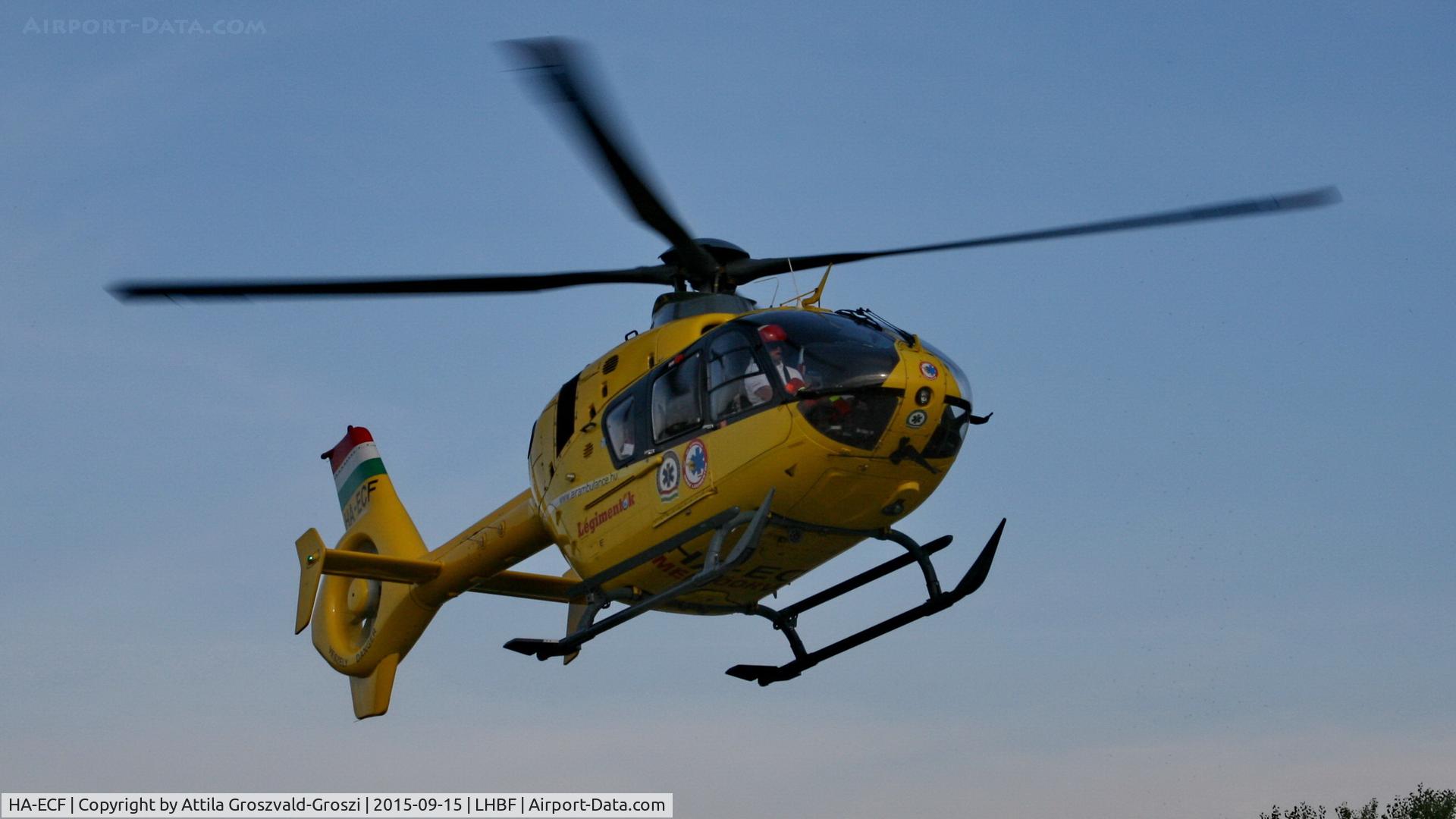 HA-ECF, 2004 Eurocopter EC-135T-2 C/N 0368, Balatonfüred Rescue helicopter base, Hungary