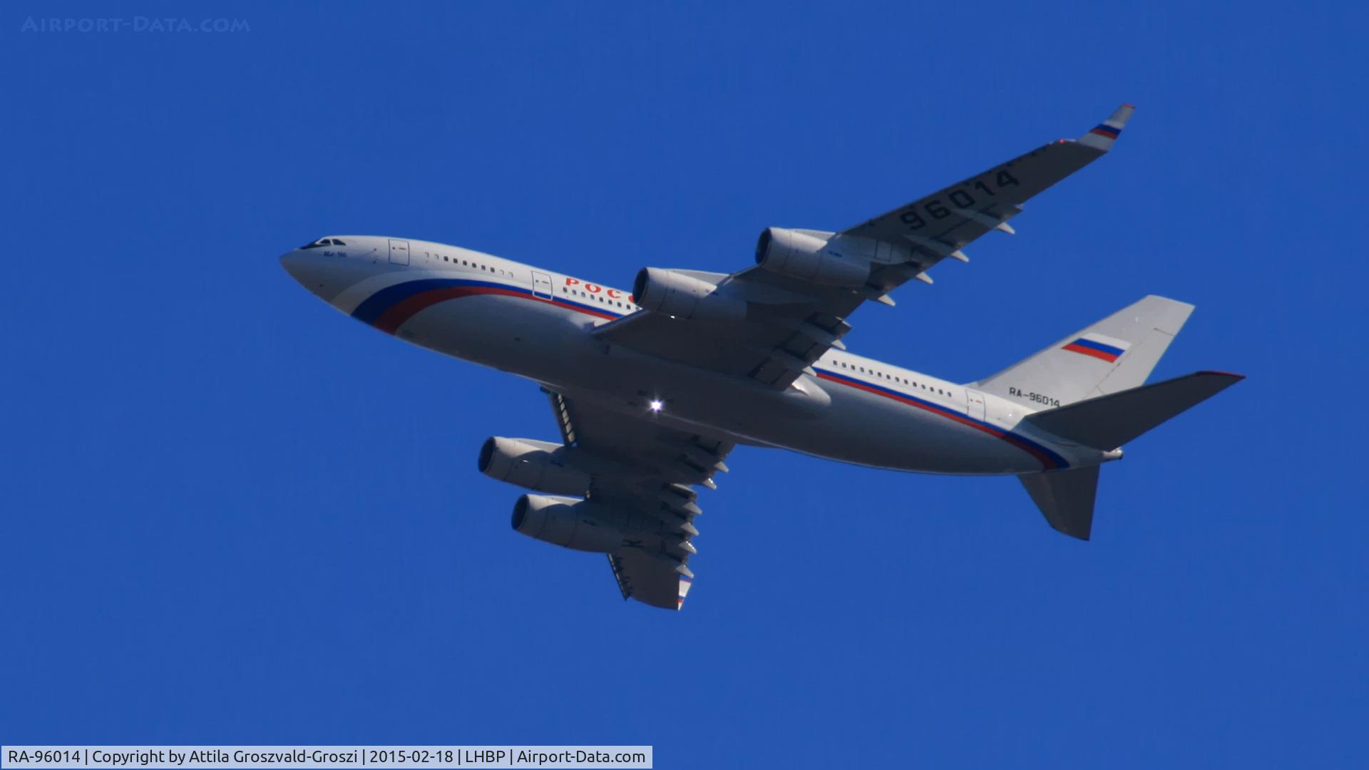 RA-96014, 2004 Ilyushin Il-96-300 C/N 74393202011, Hungary's airspace