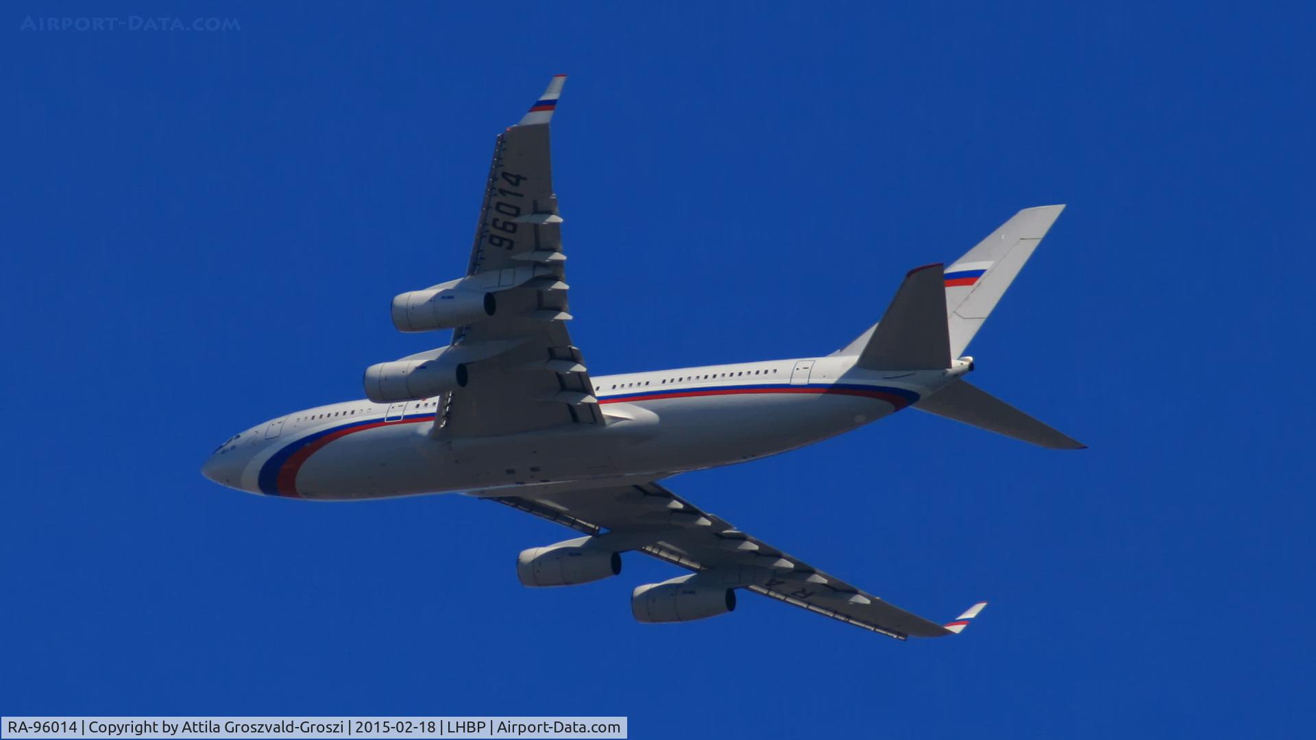RA-96014, 2004 Ilyushin Il-96-300 C/N 74393202011, Hungary's airspace