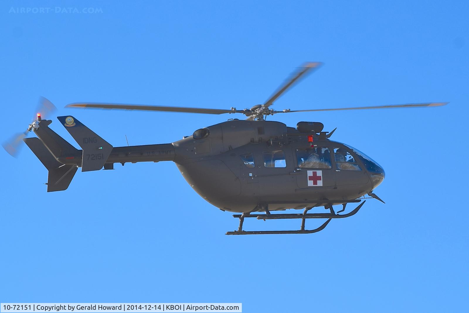 10-72151, 2010 Eurocopter UH-72A Lakota C/N 9390, one of two assigned to Det 1 of D Co., 1-112 AVN, Idaho army national Guard.