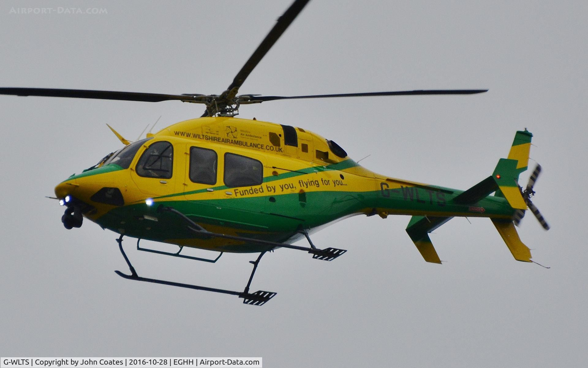 G-WLTS, 2014 Bell 429 GlobalRanger C/N 57191, Low approach to 26
