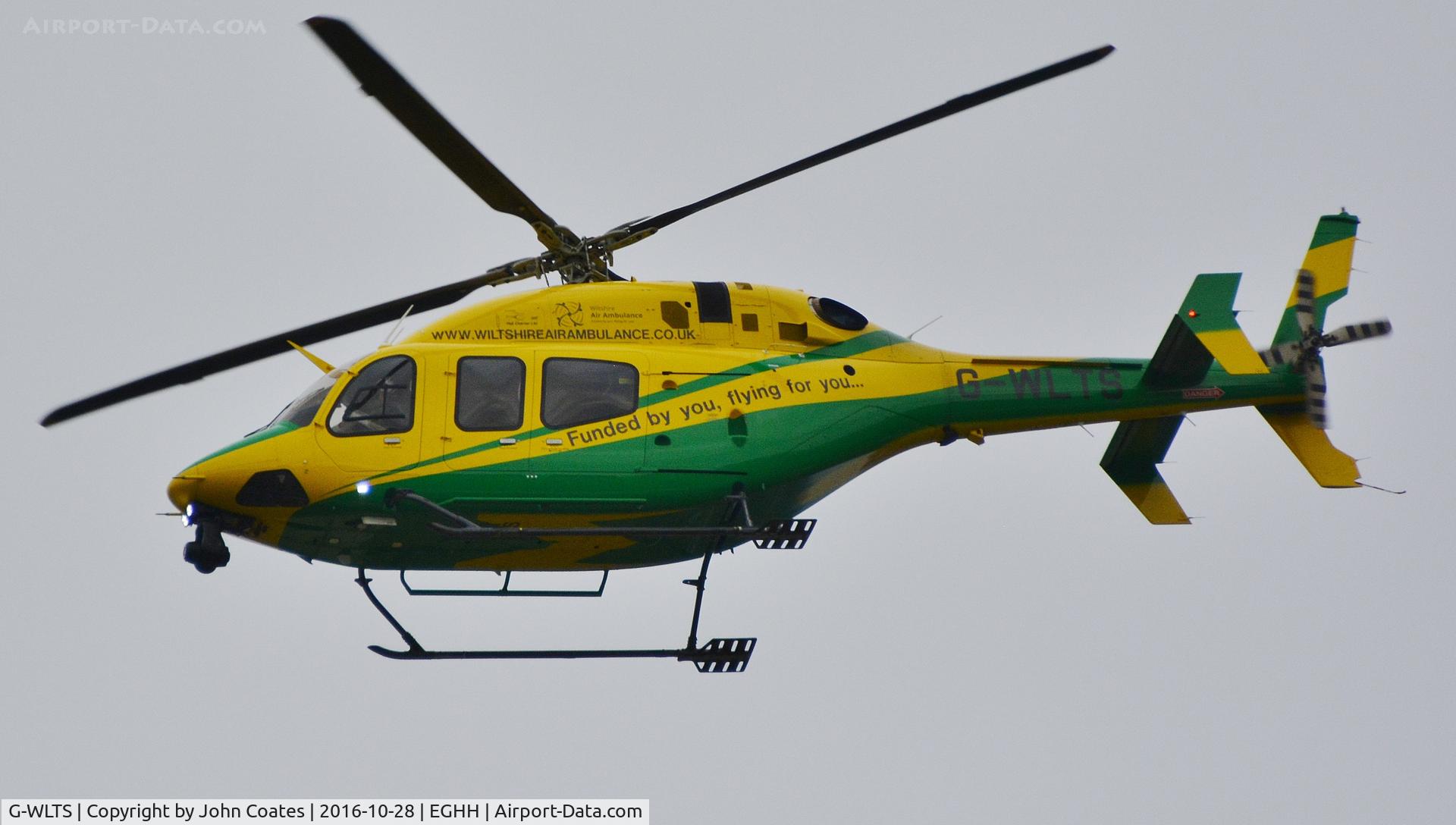 G-WLTS, 2014 Bell 429 GlobalRanger C/N 57191, Low approach to 26