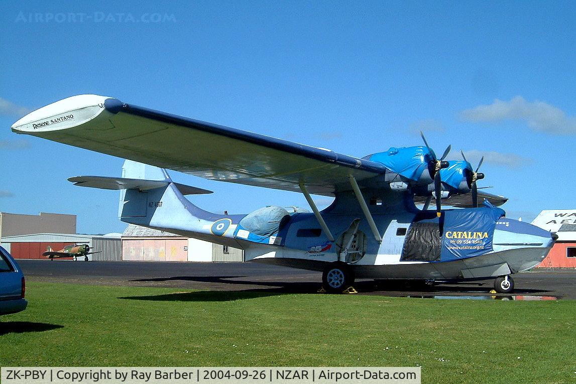 ZK-PBY, Consolidated Vultee PBY-5A Catalina C/N CV-357, Canadian-Vickers PBV-1A Canso A [CV357] (Catalina Club of New Zealand) Ardmore~ZK 26/09/2004