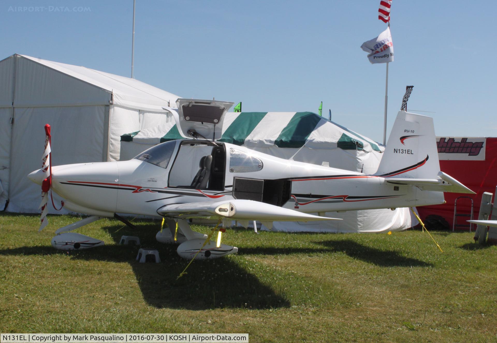 N131EL, 2012 Vans RV-10 C/N FVE-2007, Vans RV-10