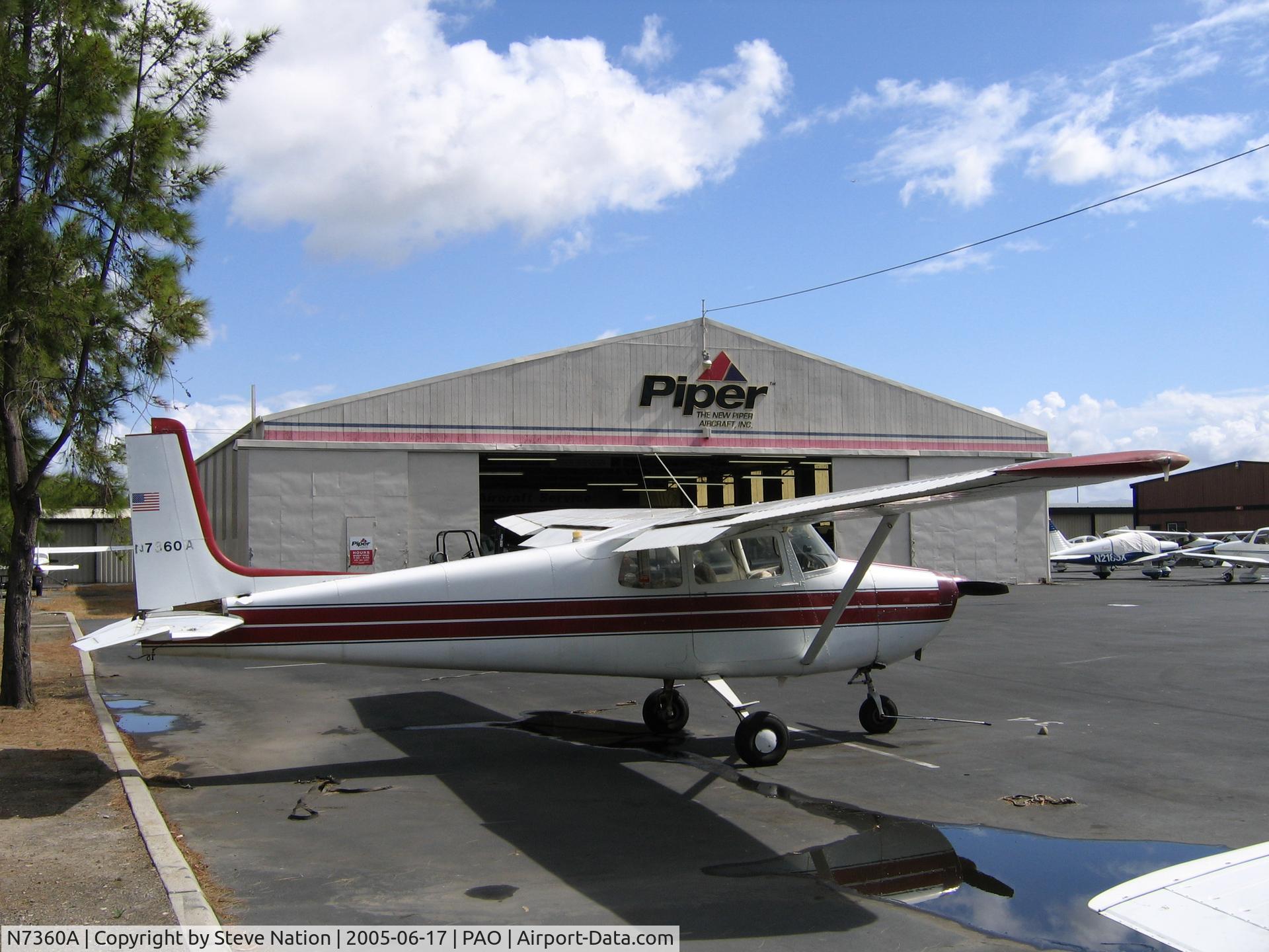 N7360A, 1956 Cessna 172 C/N 29460, Don Shrank's 1956 Cessna 172 minus rudder
