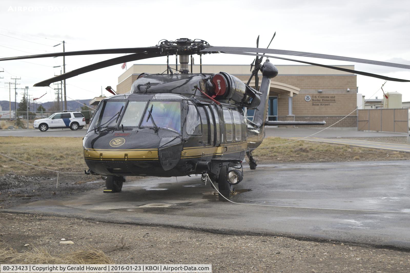 80-23423, Sikorsky UH-60A Black Hawk C/N 70.181, U.S. Customs involved in search of missing persons in Idaho back country.