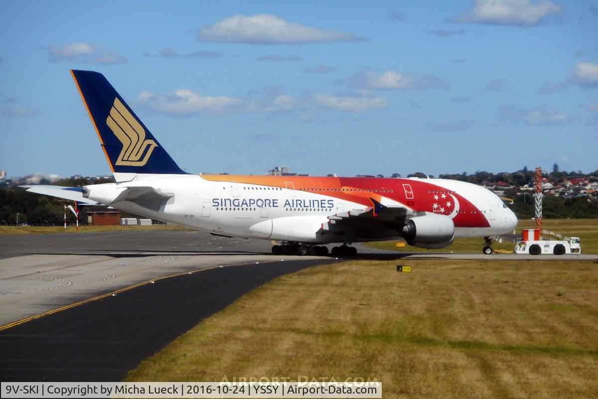 9V-SKI, 2009 Airbus A380-841 C/N 034, 50 Years Singapore livery