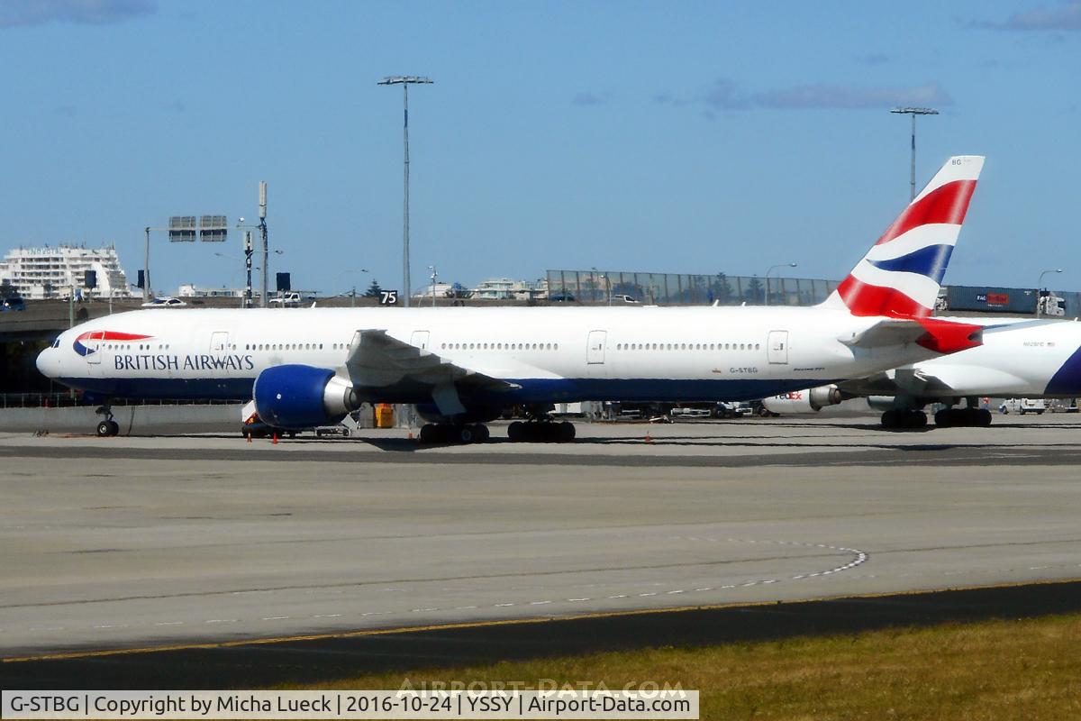 G-STBG, 2013 Boeing 777-336/ER C/N 38430, At Mascot