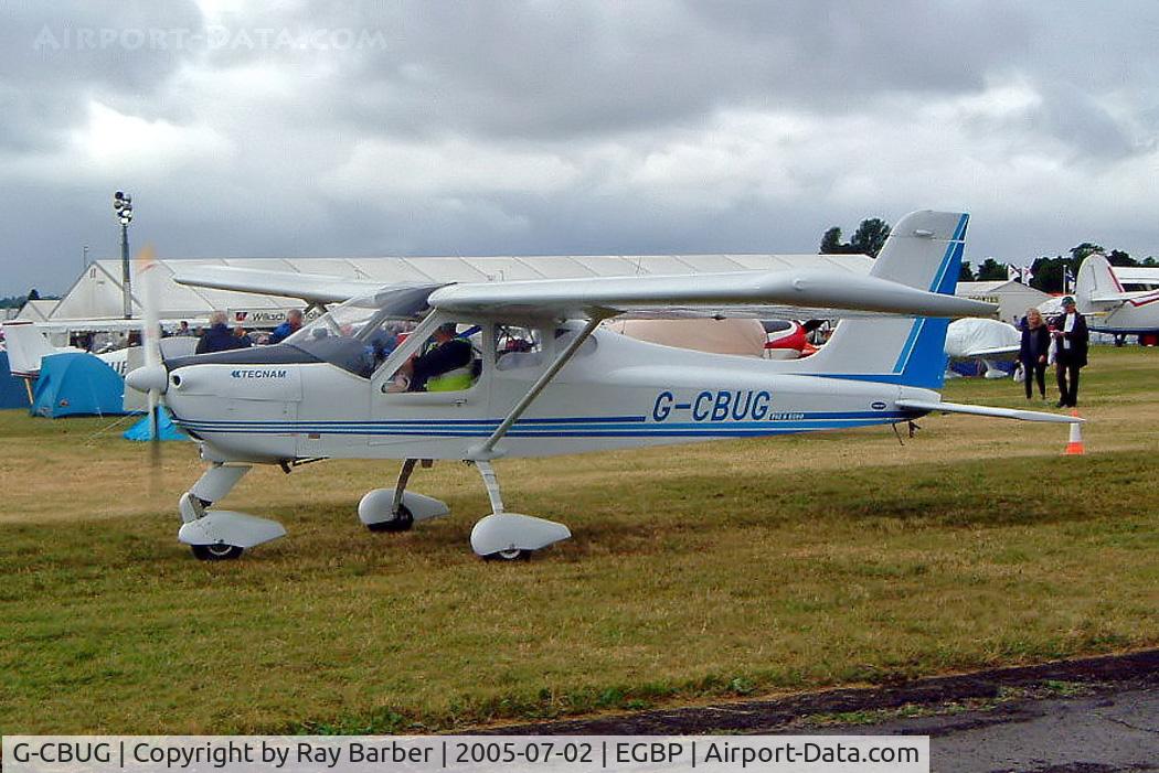 G-CBUG, 2002 Tecnam P-92EM Echo C/N PFA 318-13662, Tecnam P.92 Echo [PFA 318-13662] Kemble~G 02/07/2005