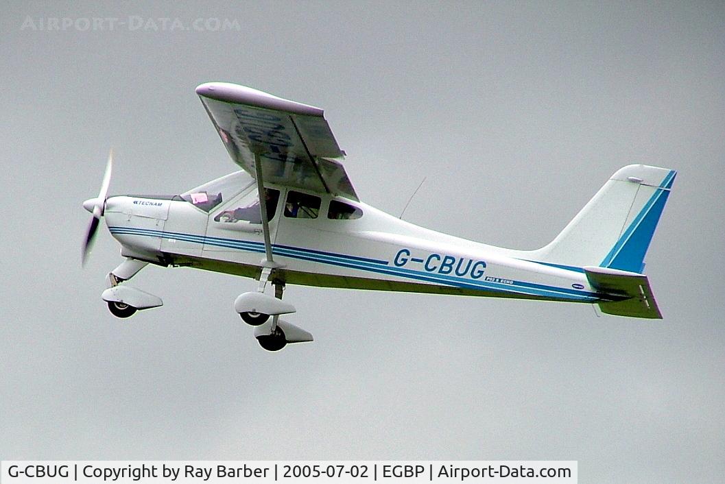 G-CBUG, 2002 Tecnam P-92EM Echo C/N PFA 318-13662, Tecnam P.92 Echo [PFA 318-13662] Kemble~G 02/07/2005