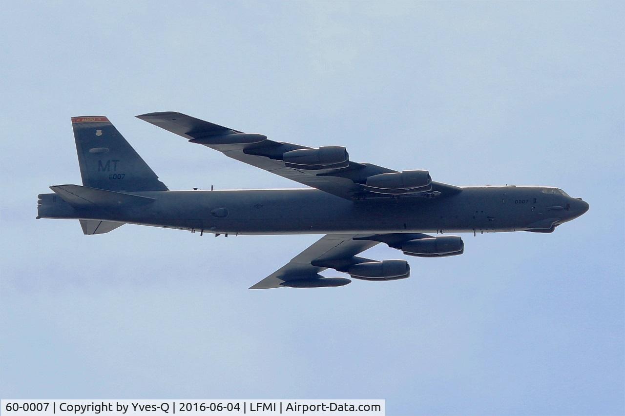 60-0007, 1960 Boeing B-52H Stratofortress C/N 464372, Boeing B-52H Stratofortress, On display, Istres-Le Tubé Air Base 125 (LFMI-QIE) open day 2016