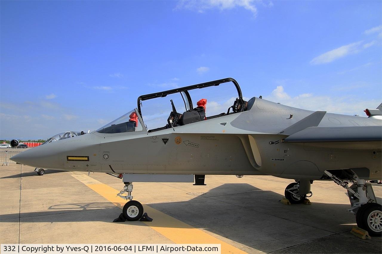 332, 2014 Alenia Aermacchi M-346 Master C/N 332, Alenia Aermacchi M-346 Master, Static display, Istres-Le Tubé Air Base 125 (LFMI-QIE) open day 2016