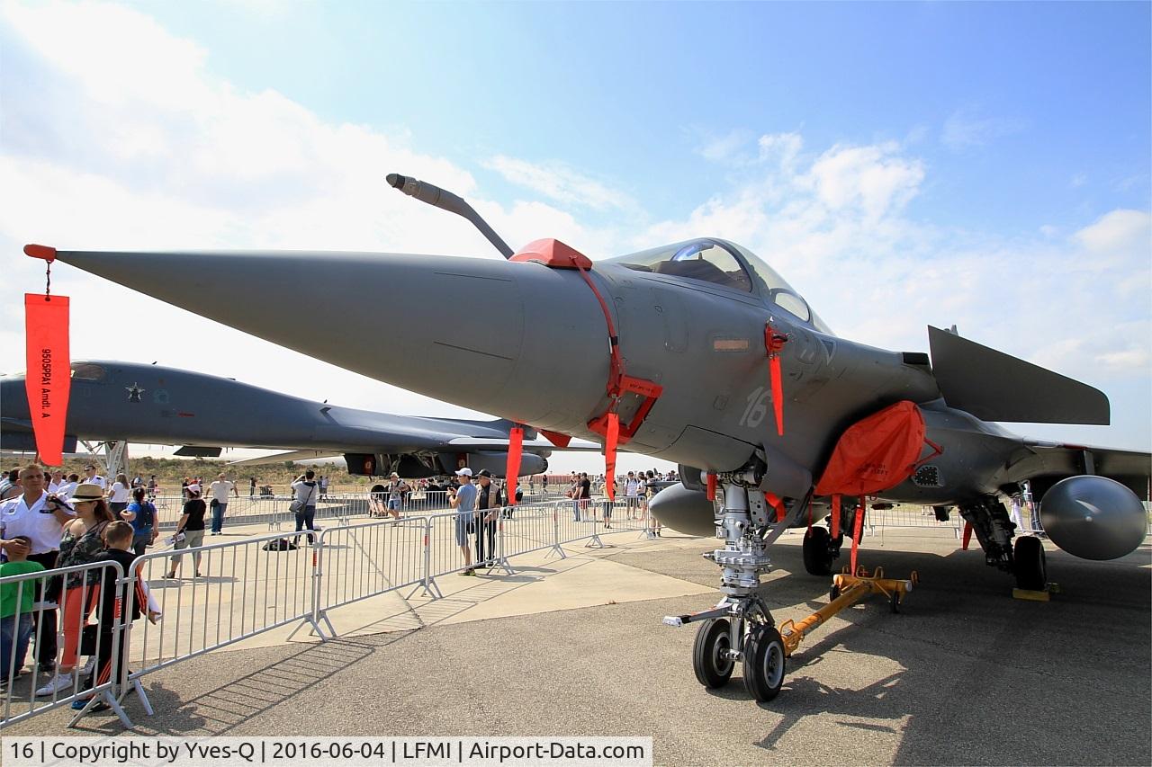16, Dassault Rafale M C/N 16, Dassault Rafale M, Static display, Istres-Le Tubé Air Base 125 (LFMI-QIE) open day 2016