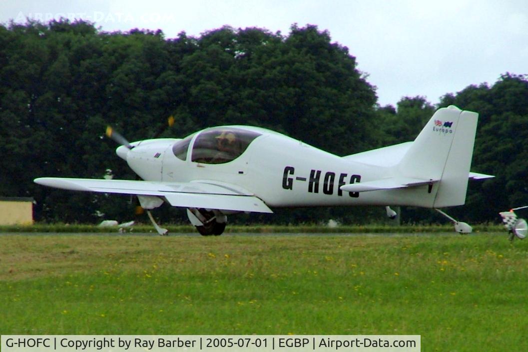 G-HOFC, 1996 Europa Monowheel C/N PFA 247-12736, Europa Avn Europa [PFA 247-12736] Kemble~G 01/07/2005