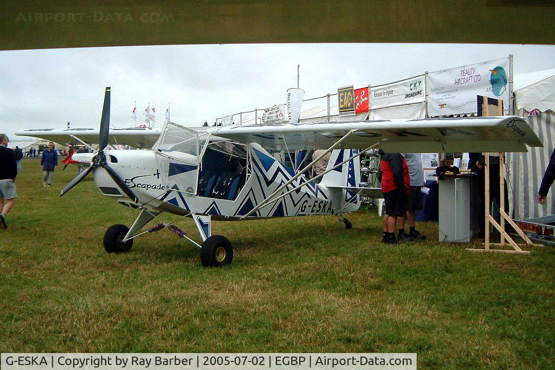 G-ESKA, 2005 Escapade 912(1) C/N BMAA/HB/371, Just Aircraft Escapade 912(1) [BMAA/HB/371] Kemble~G 02/07/2005