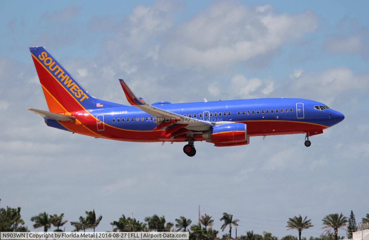 N903WN, 2007 Boeing 737-7H4 C/N 32457, Southwest