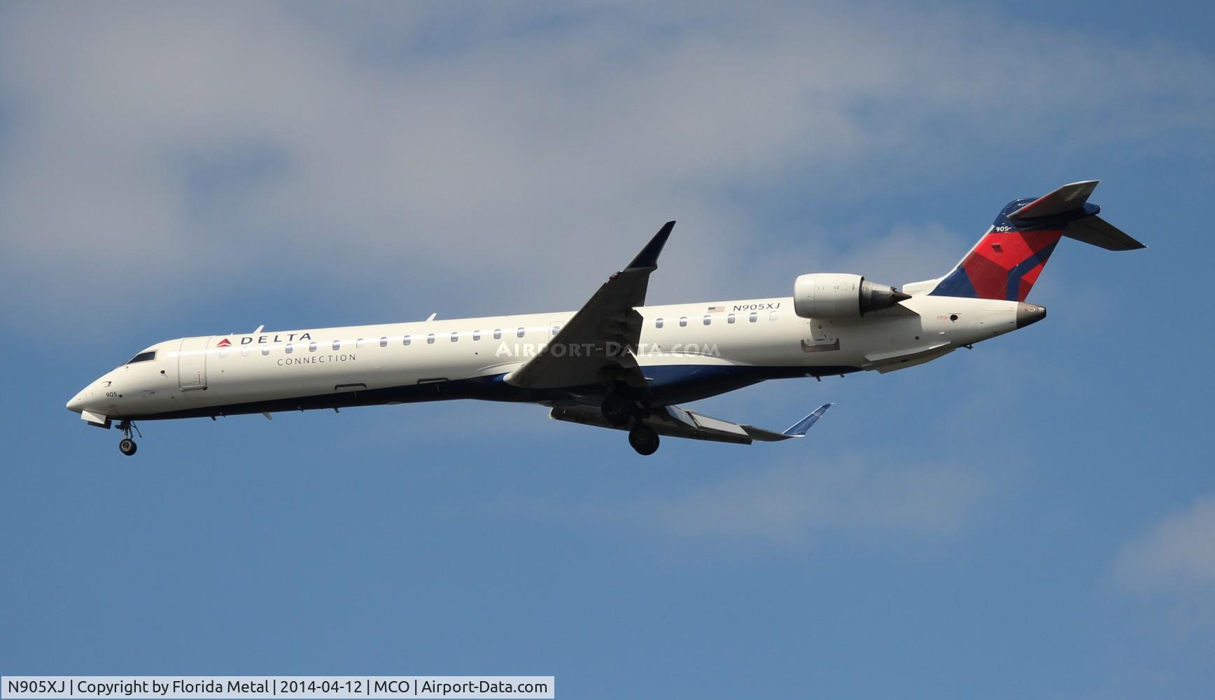 N905XJ, 2007 Bombardier CRJ-900 (CL-600-2D24) C/N 15137, Delta Connection