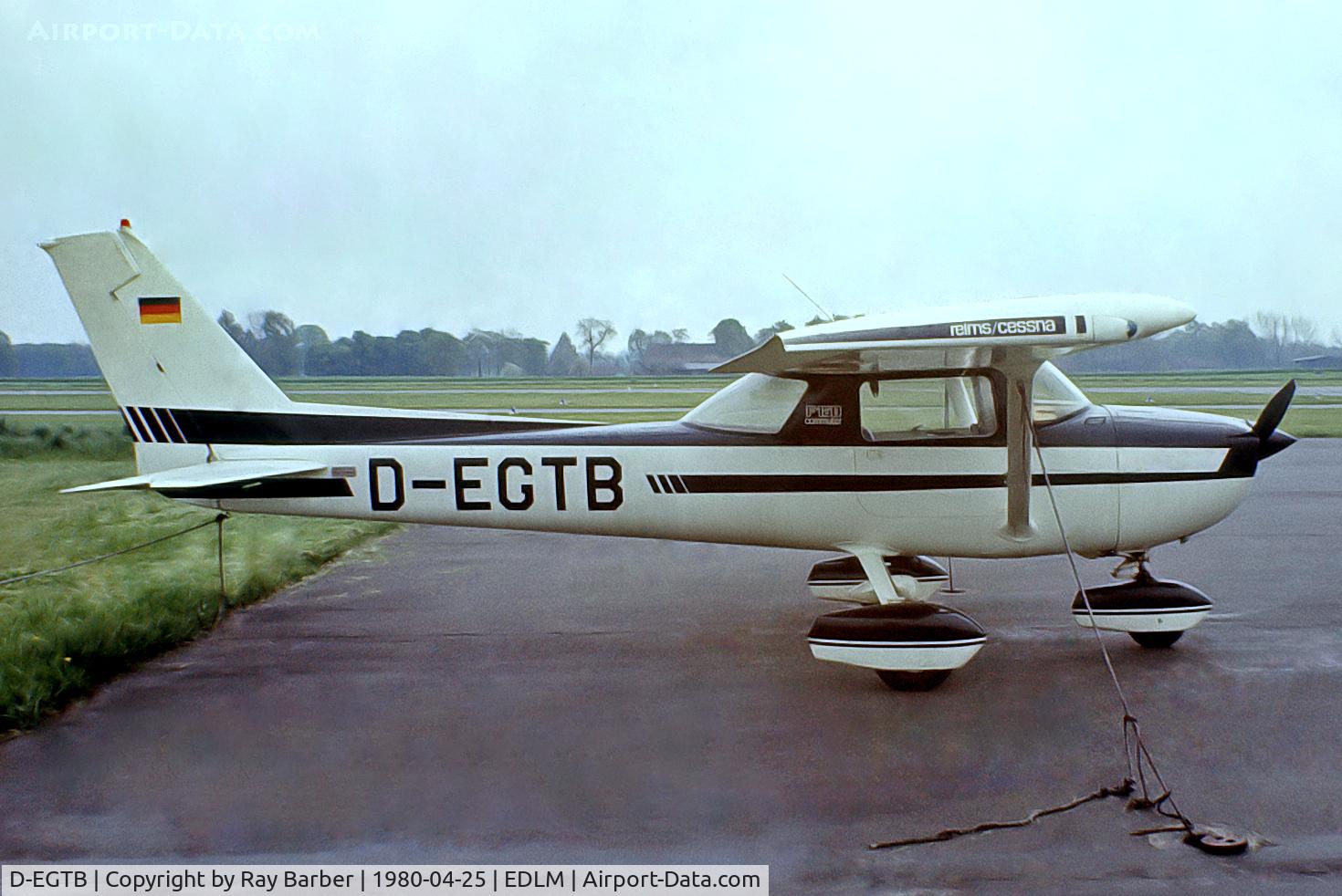 D-EGTB, Reims F150M C/N 1358, R/Cessna F.150M [1358] Marl-Loemuehle~D 25/04/1980