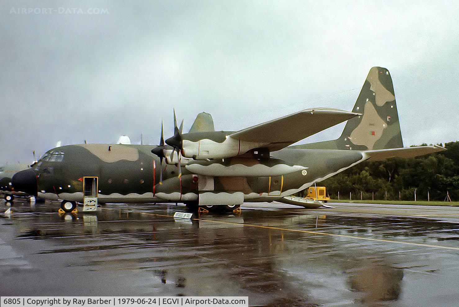 6805, 1978 Lockheed C-130H Hercules C/N 382-4778, Lockheed C-130H Hercules [4778] (Portuguese Air Force) RAF Greenham Common~G 24/06/1979. From a slide.
