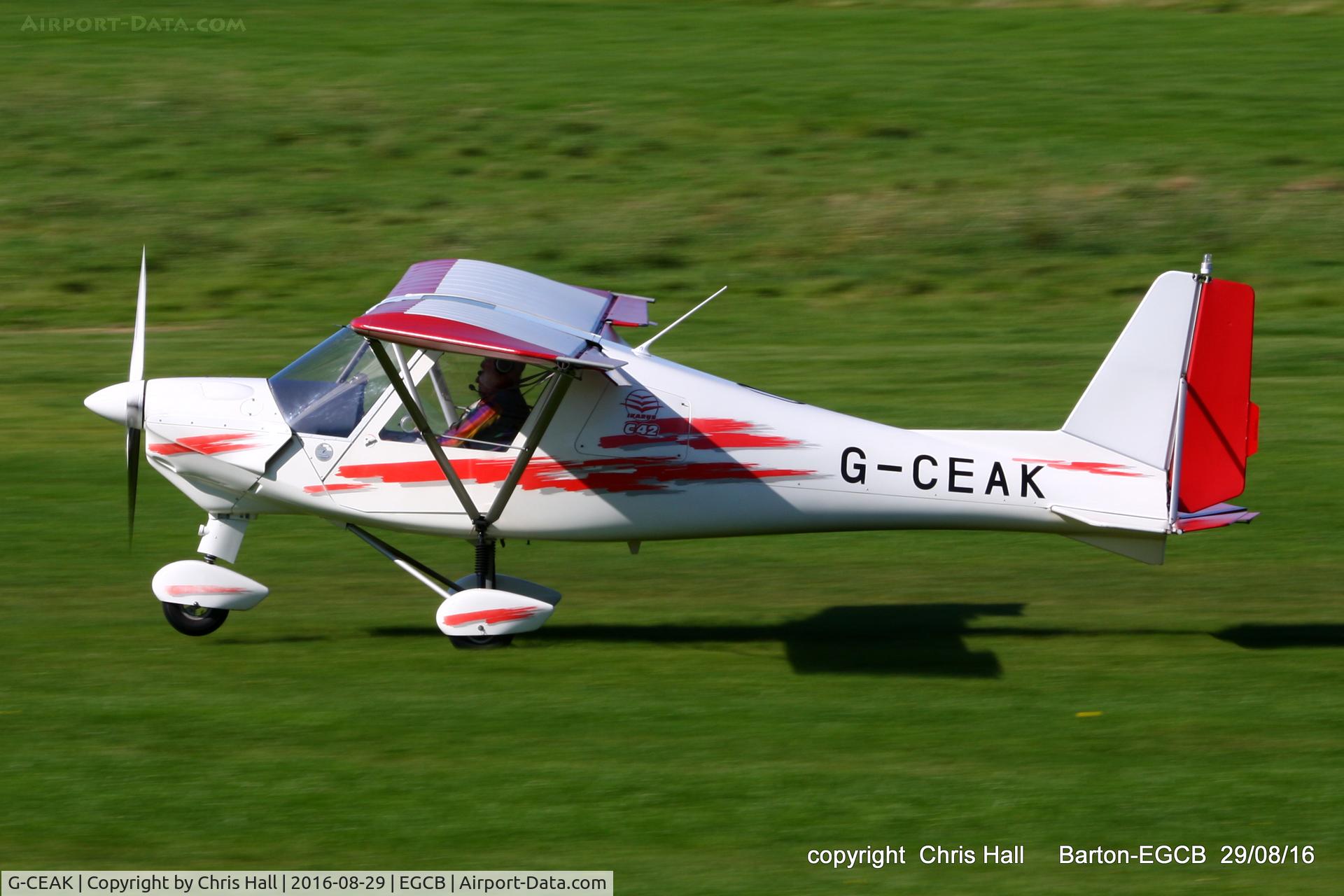 G-CEAK, 2006 Comco Ikarus C42 FB80 C/N 0606-6826, at Barton