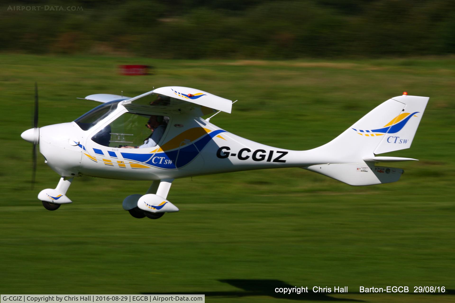 G-CGIZ, 2010 Flight Design CTSW C/N 8512, at Barton