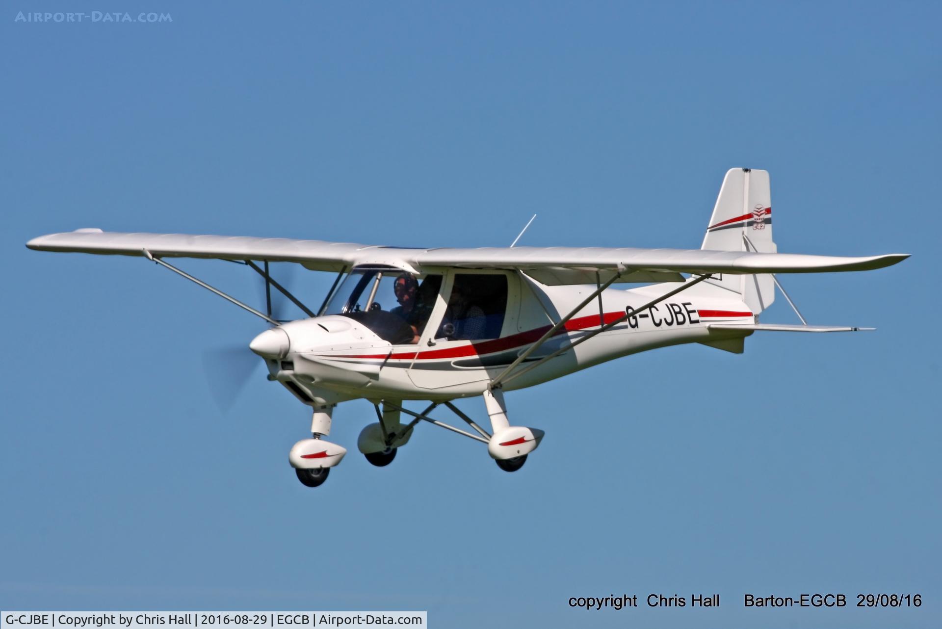 G-CJBE, 2016 Comco Ikarus C42 FB80 C/N 1511-7427, at Barton