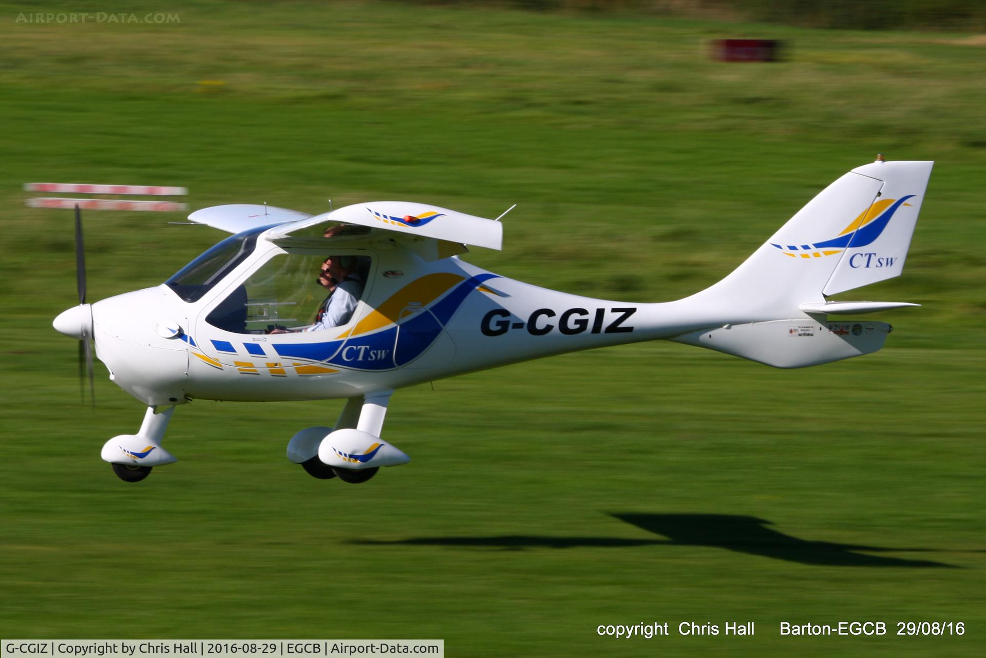 G-CGIZ, 2010 Flight Design CTSW C/N 8512, at Barton