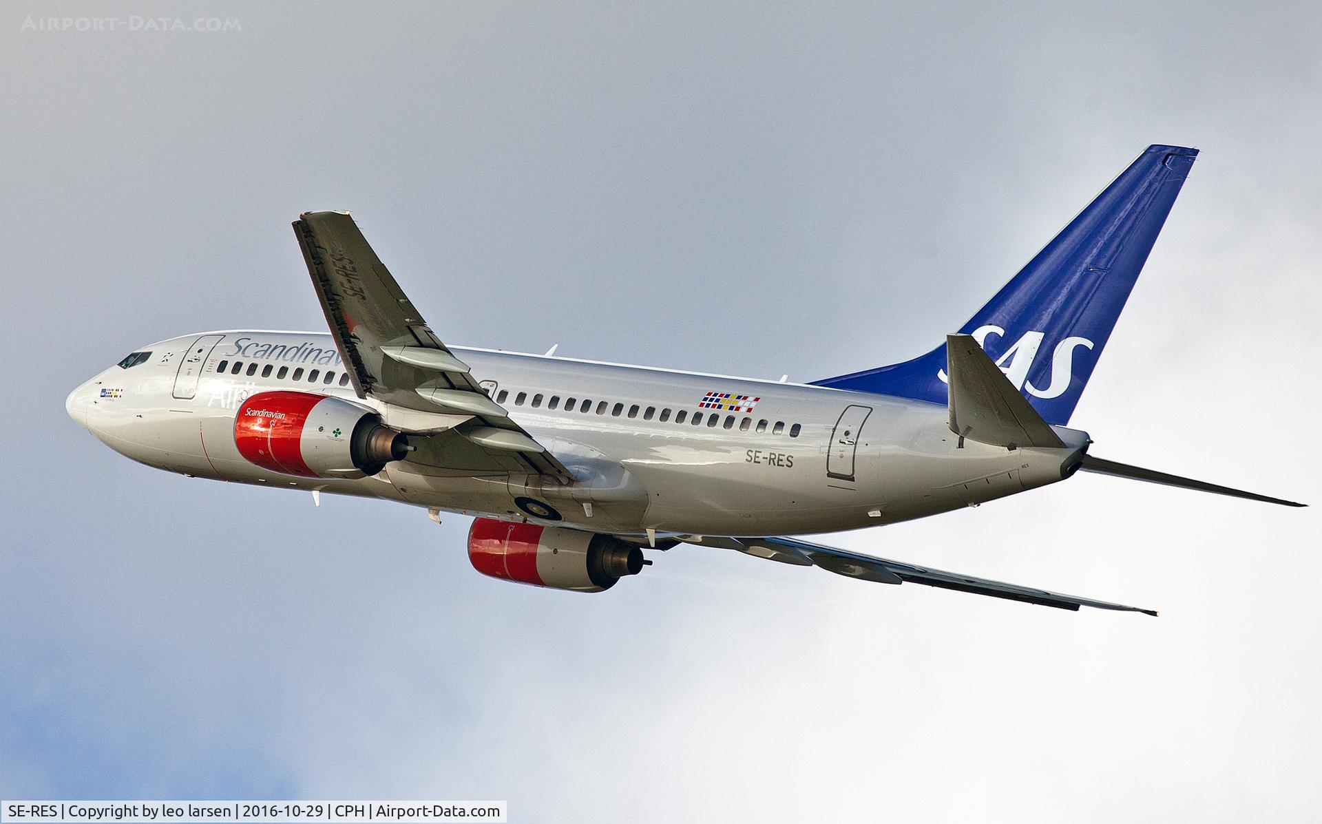 SE-RES, 2000 Boeing 737-7BX C/N 30737, Copenhagen 29.10.16
