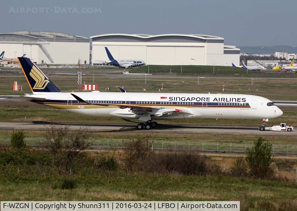 F-WZGN, 2016 Airbus A350-941 C/N 041, C/n 0041 - To be 9V-SME
