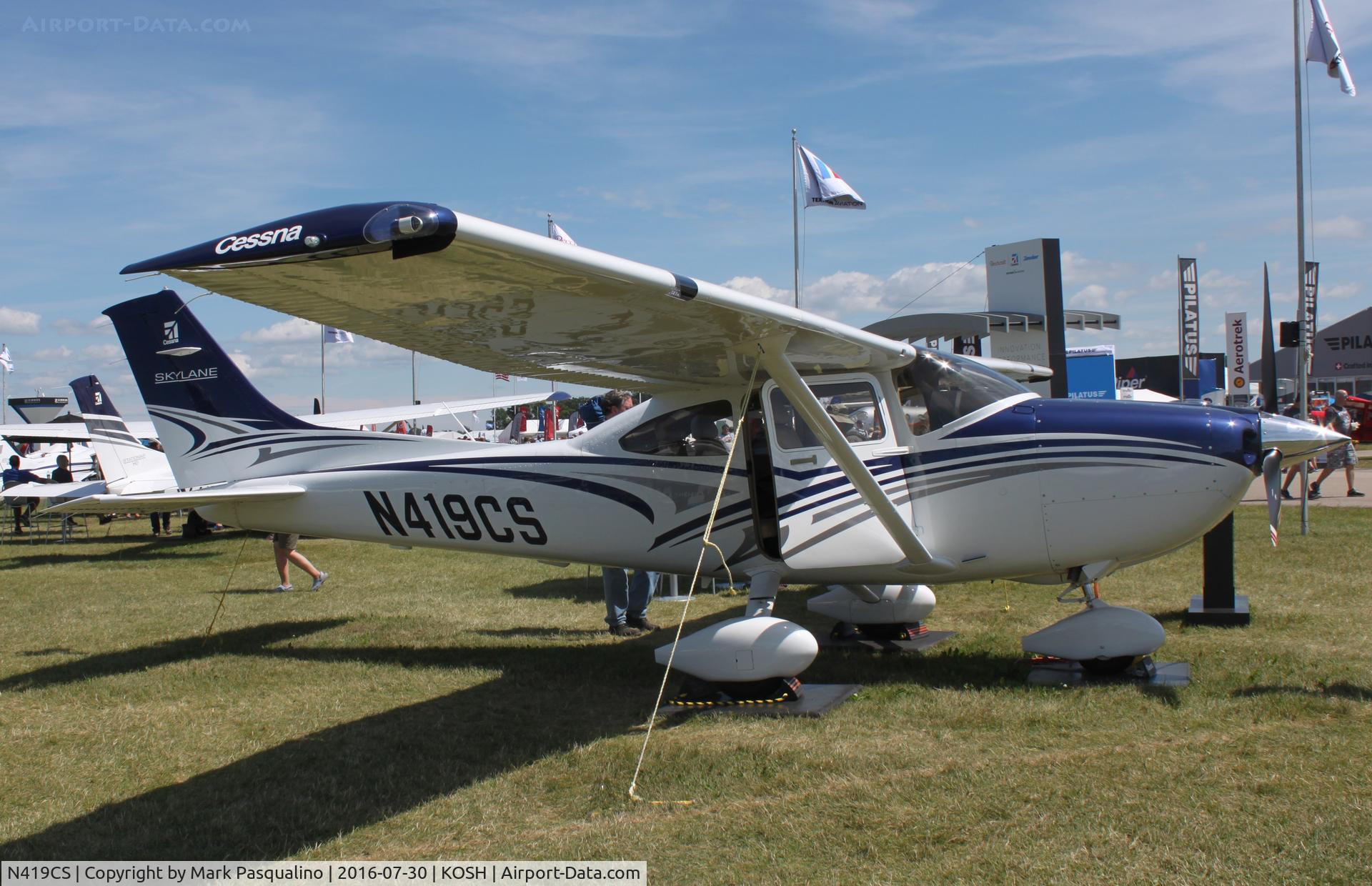 N419CS, 2016 Cessna 182T Skylane Skylane C/N 18282419, Cessna 182T