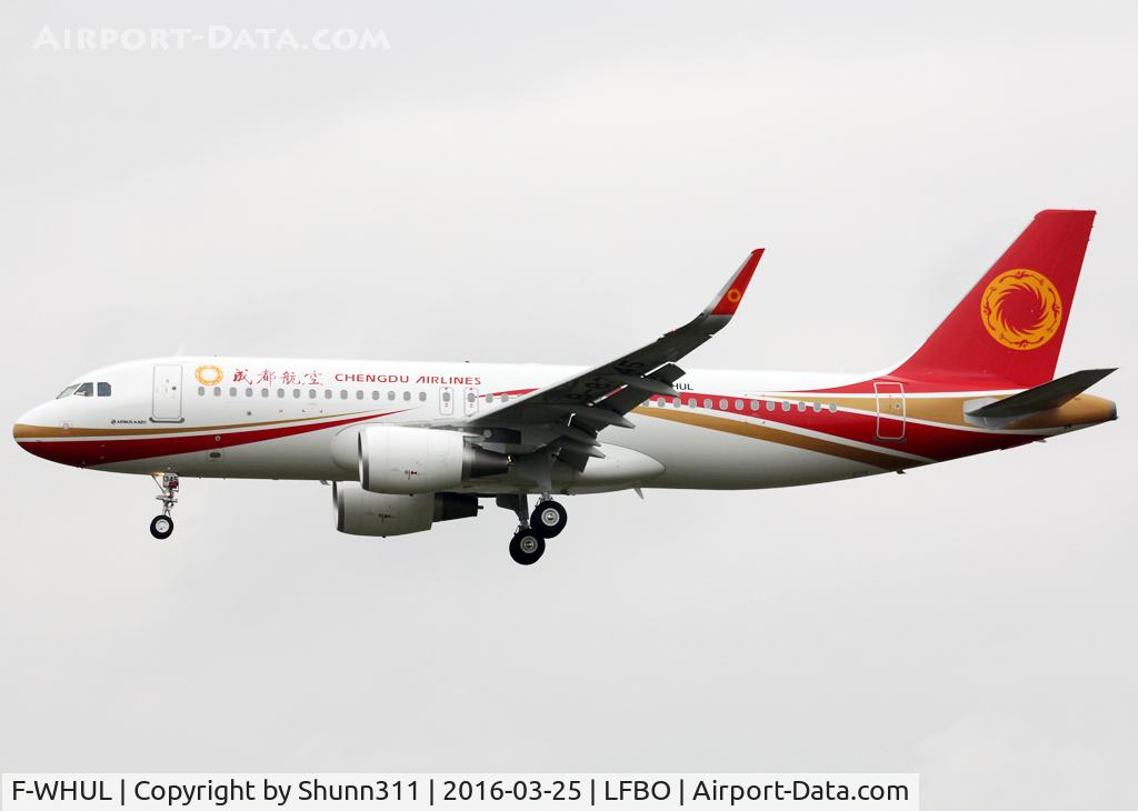 F-WHUL, 2015 Airbus A320-214 C/N 6922, C/n 6922 - To be B-8345