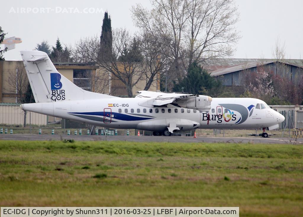 EC-IDG, 1985 ATR 42-320 C/N 003, Parked and dismantled @ LFBF