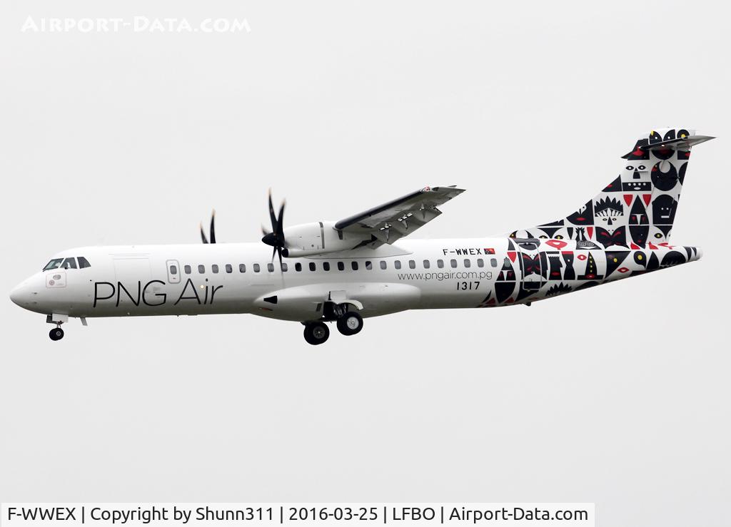 F-WWEX, 2016 ATR 72-600 C/N 1317, C/n 1317 - To be P2-ATB