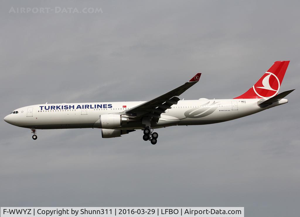 F-WWYZ, 2016 Airbus A330-303 C/N 1713, C/n 1713 - To be TC-LNF