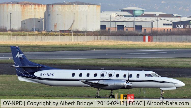 OY-NPD, 1994 Fairchild SA-227DC Metro 23 C/N DC-865B, Arriving at Belfast City.