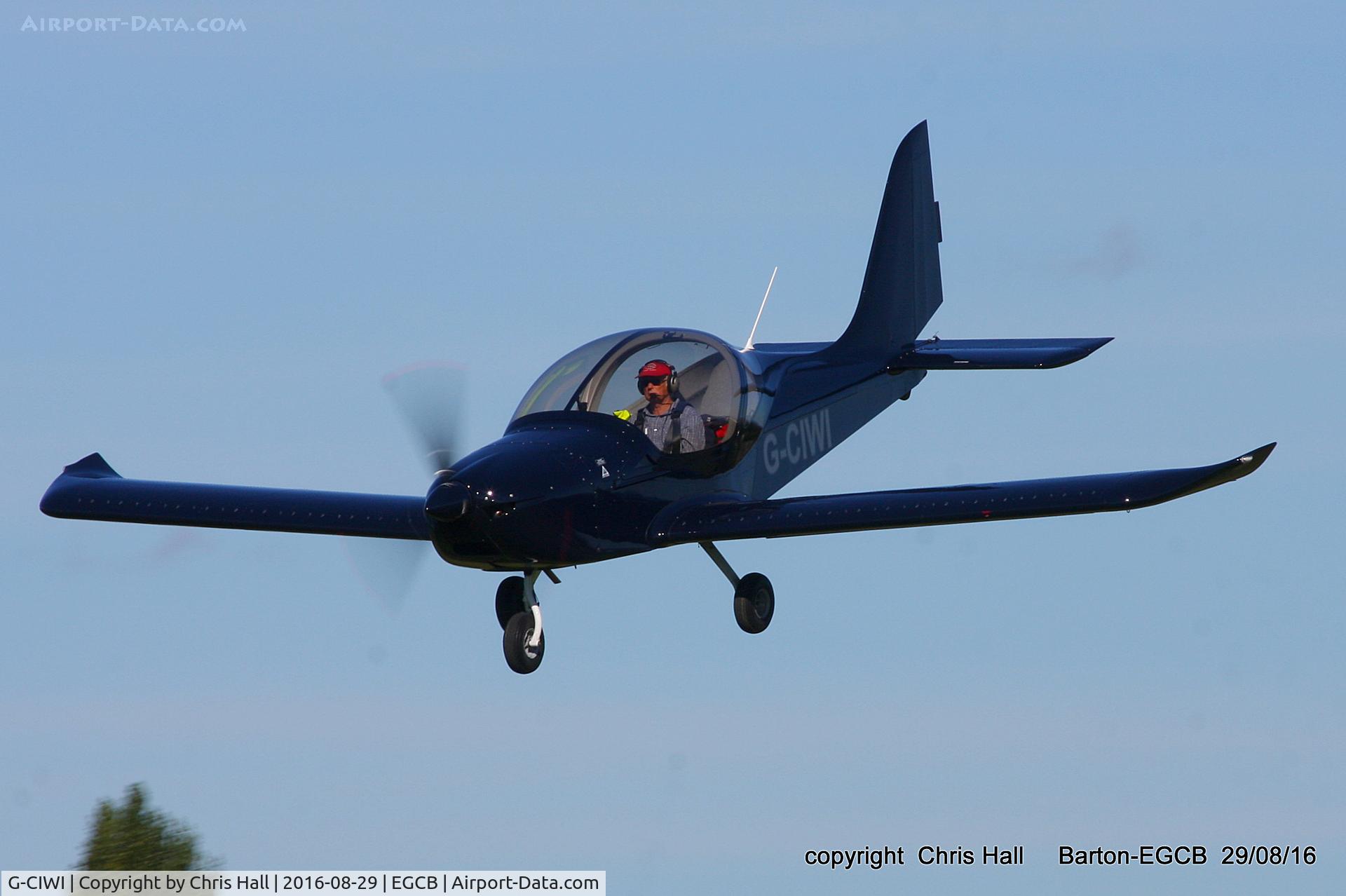 G-CIWI, 2015 Evektor EV-97 Eurostar SL C/N 2015-4227, at Barton