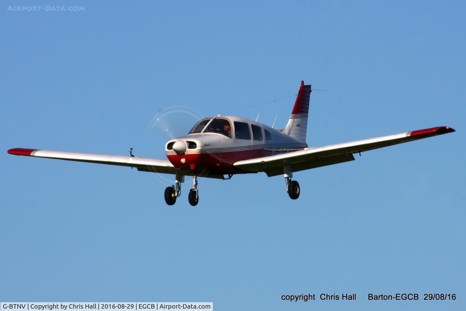 G-BTNV, 1978 Piper PA-28-161 Cherokee Warrior II C/N 28-7816590, at Barton