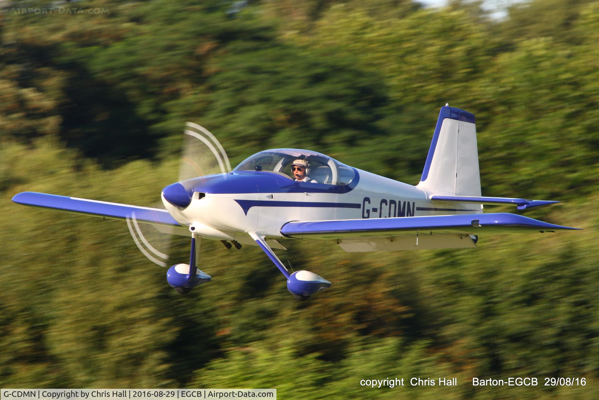 G-CDMN, 2007 Van's RV-9 C/N PFA 320-14108, at Barton