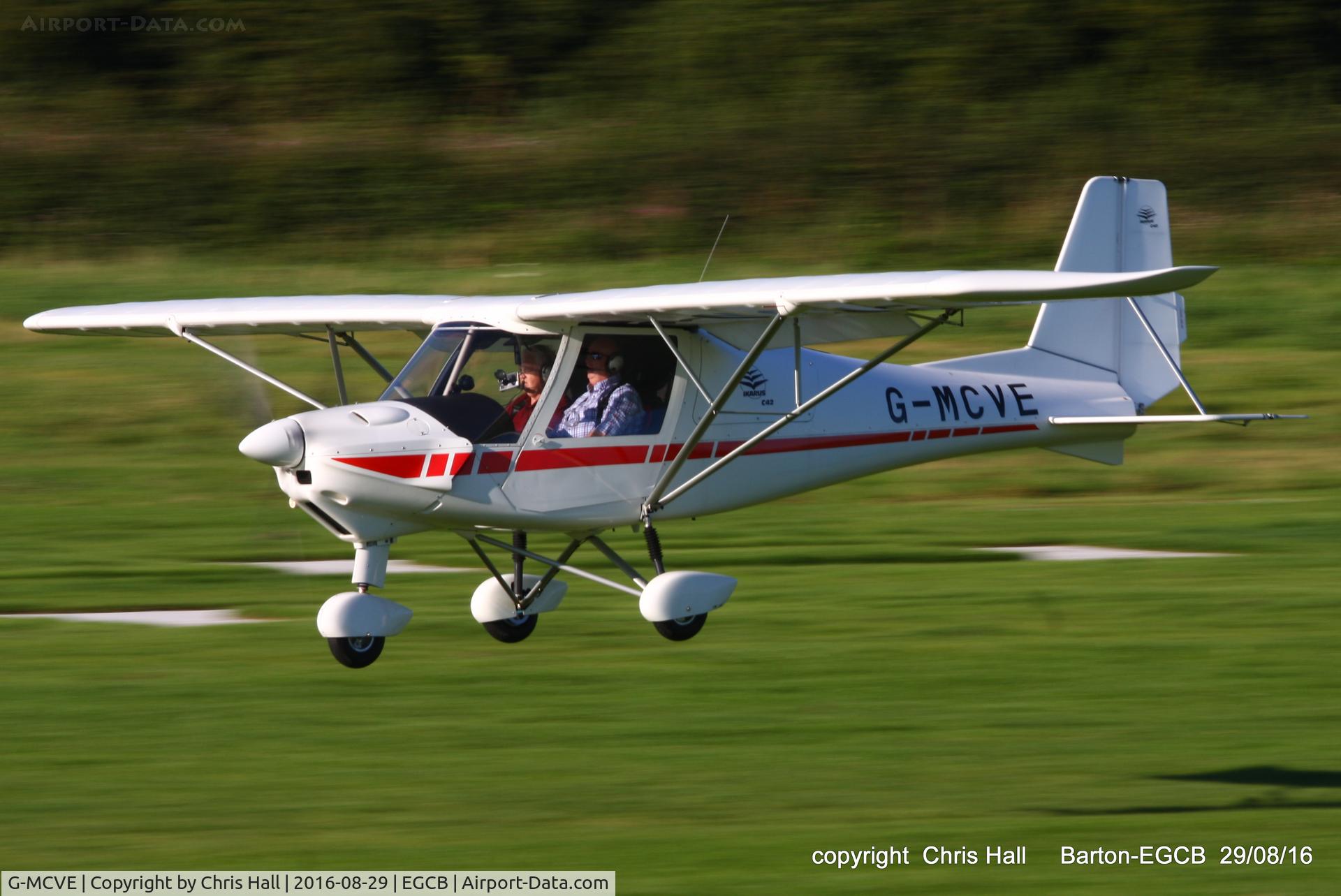 G-MCVE, 2015 Comco Ikarus C42 FB80 C/N 1507-7405, at Barton