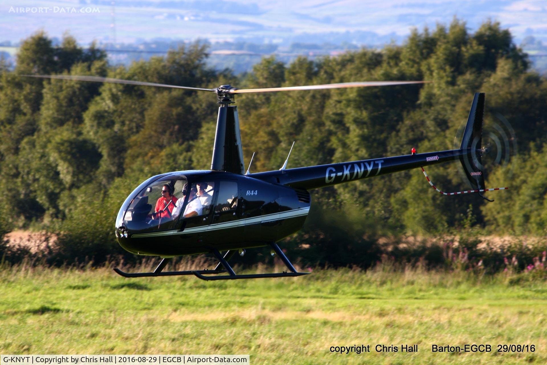 G-KNYT, 2000 Robinson R44 Astro C/N 0723, at Barton