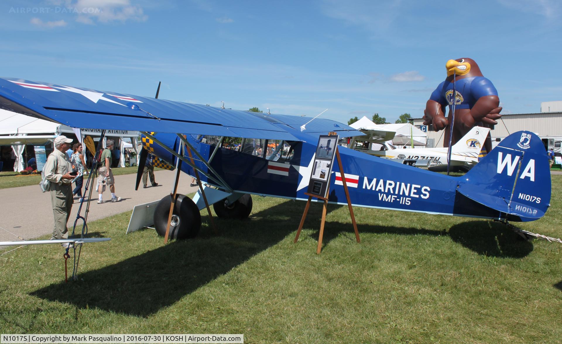 N1017S, Piper PA-18A-150 Super Cub C/N 18-7038, Piper PA-18A-150