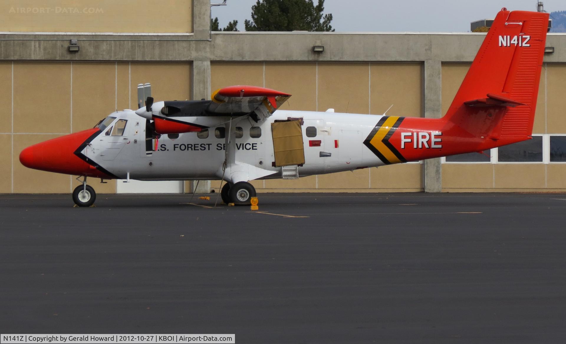 N141Z, 1984 De Havilland Canada DHC-6-300 Twin Otter C/N 803, On NIFC ramp