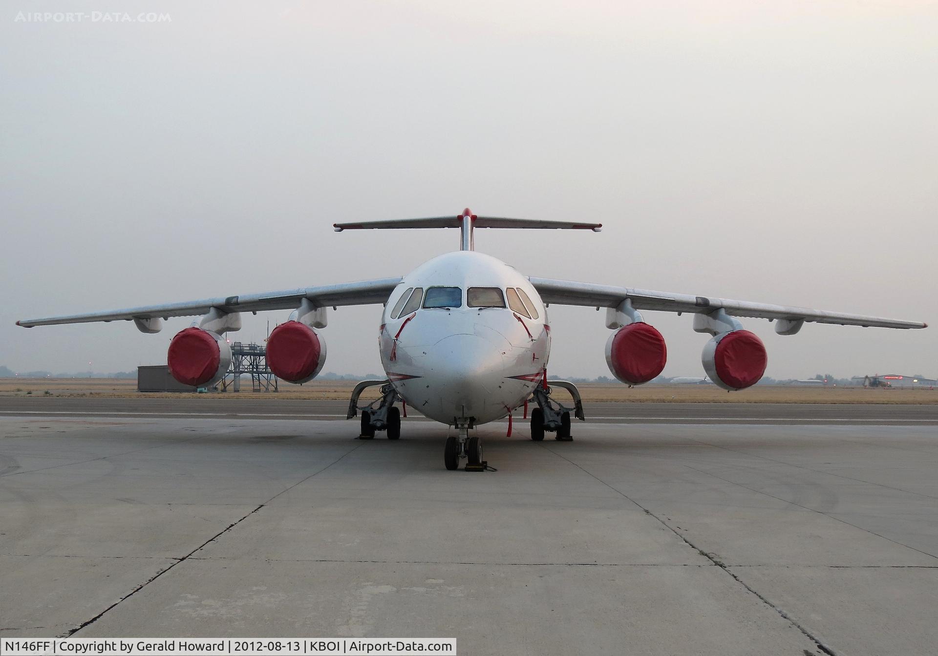 N146FF, 1986 British Aerospace BAe.146-200A C/N E2049, Nice to see these aircraft getting a new lease on life fighting fires.
