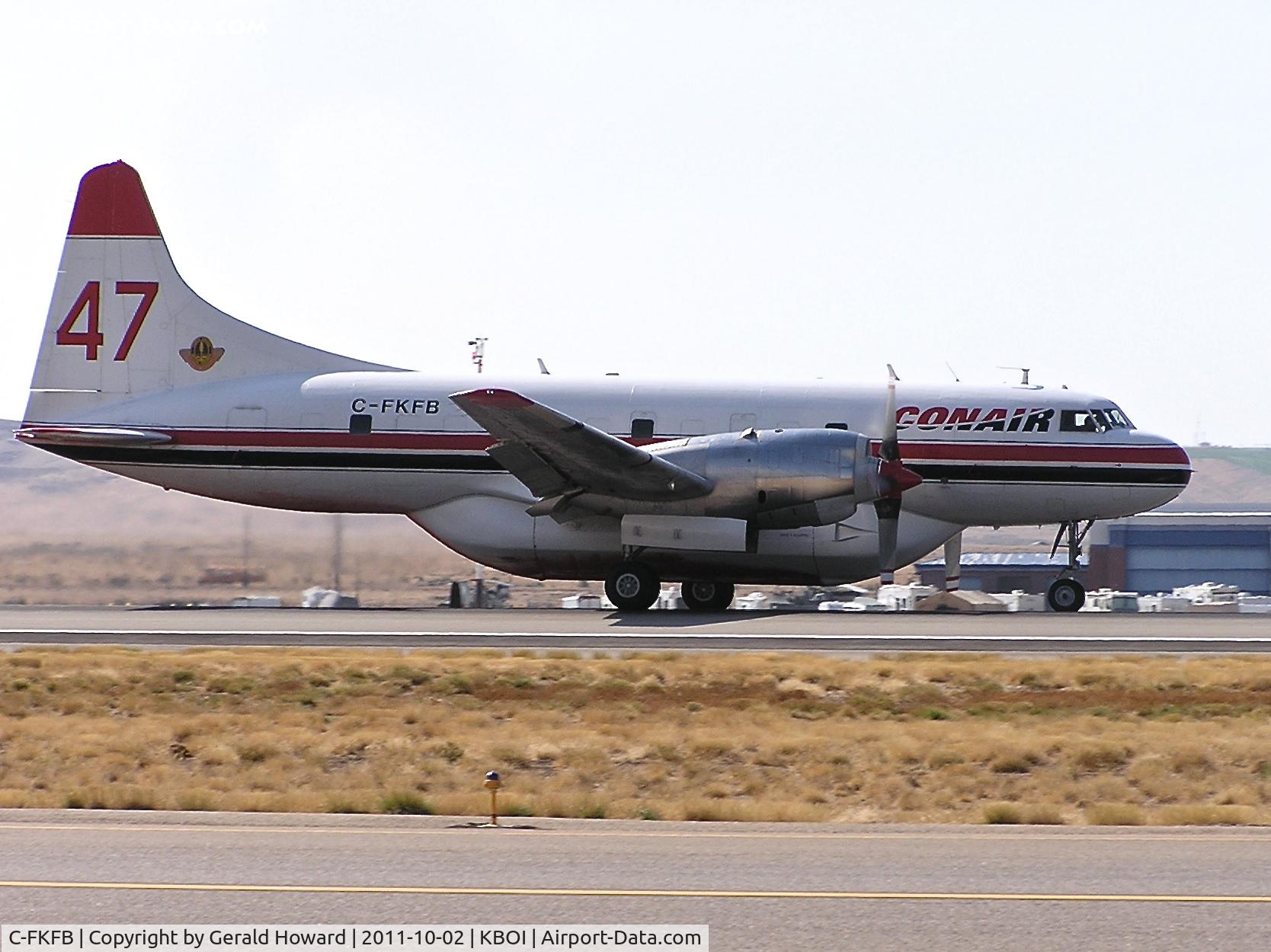 C-FKFB, 1953 Convair 340-31 C/N 57, Take off on RWY 28R.