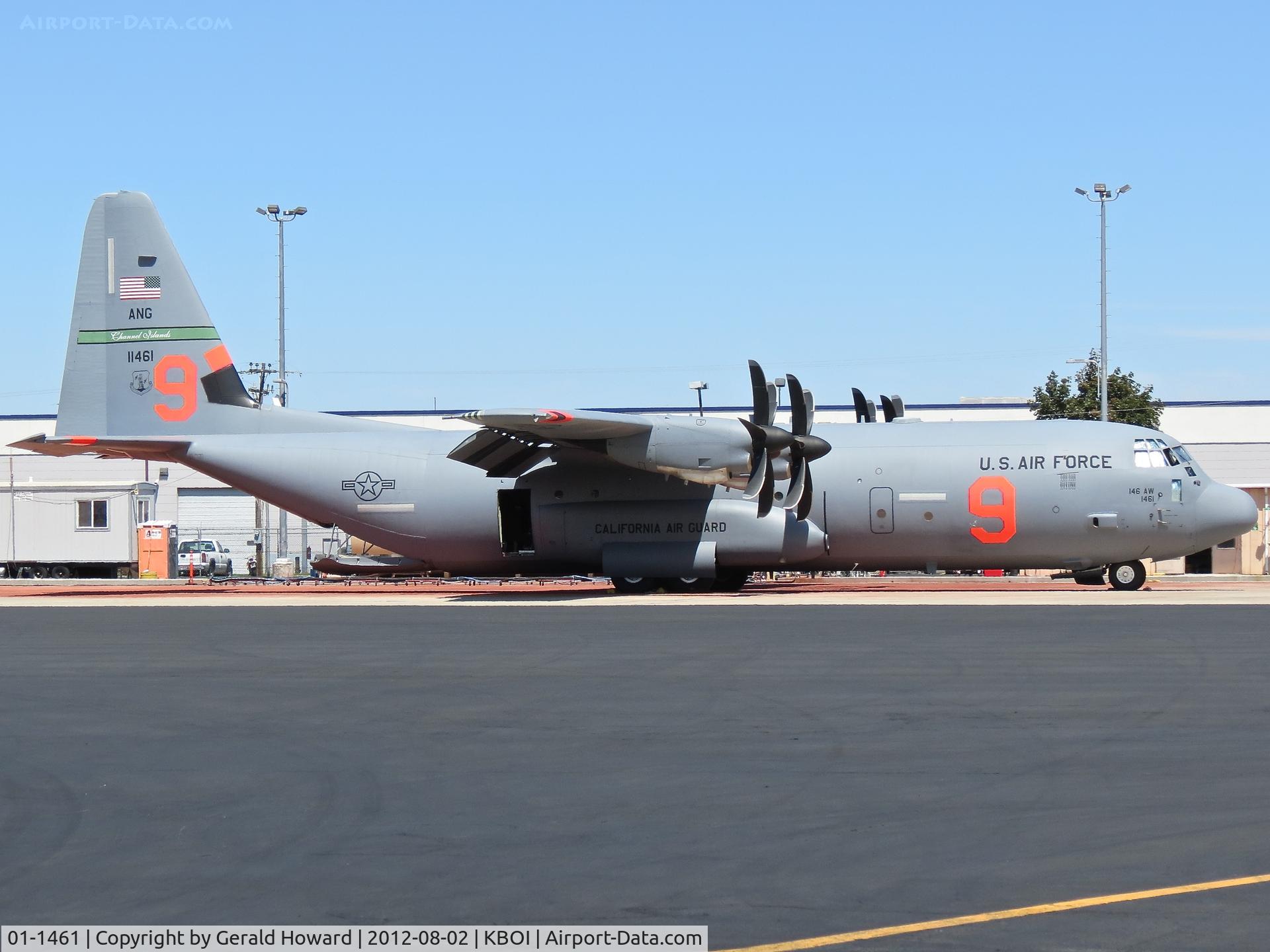 01-1461, 2001 Lockheed Martin C-130J-30 Super Hercules C/N 382-5525, Parked on NIFC ramp