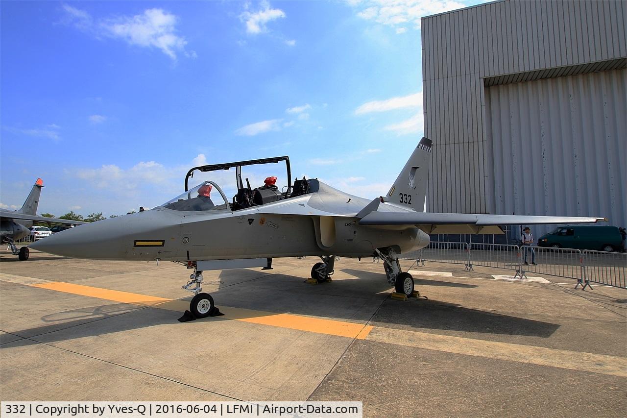 332, 2014 Alenia Aermacchi M-346 Master C/N 332, Alenia Aermacchi M-346 Master, Static display, Istres-Le Tubé Air Base 125 (LFMI-QIE) open day 2016
