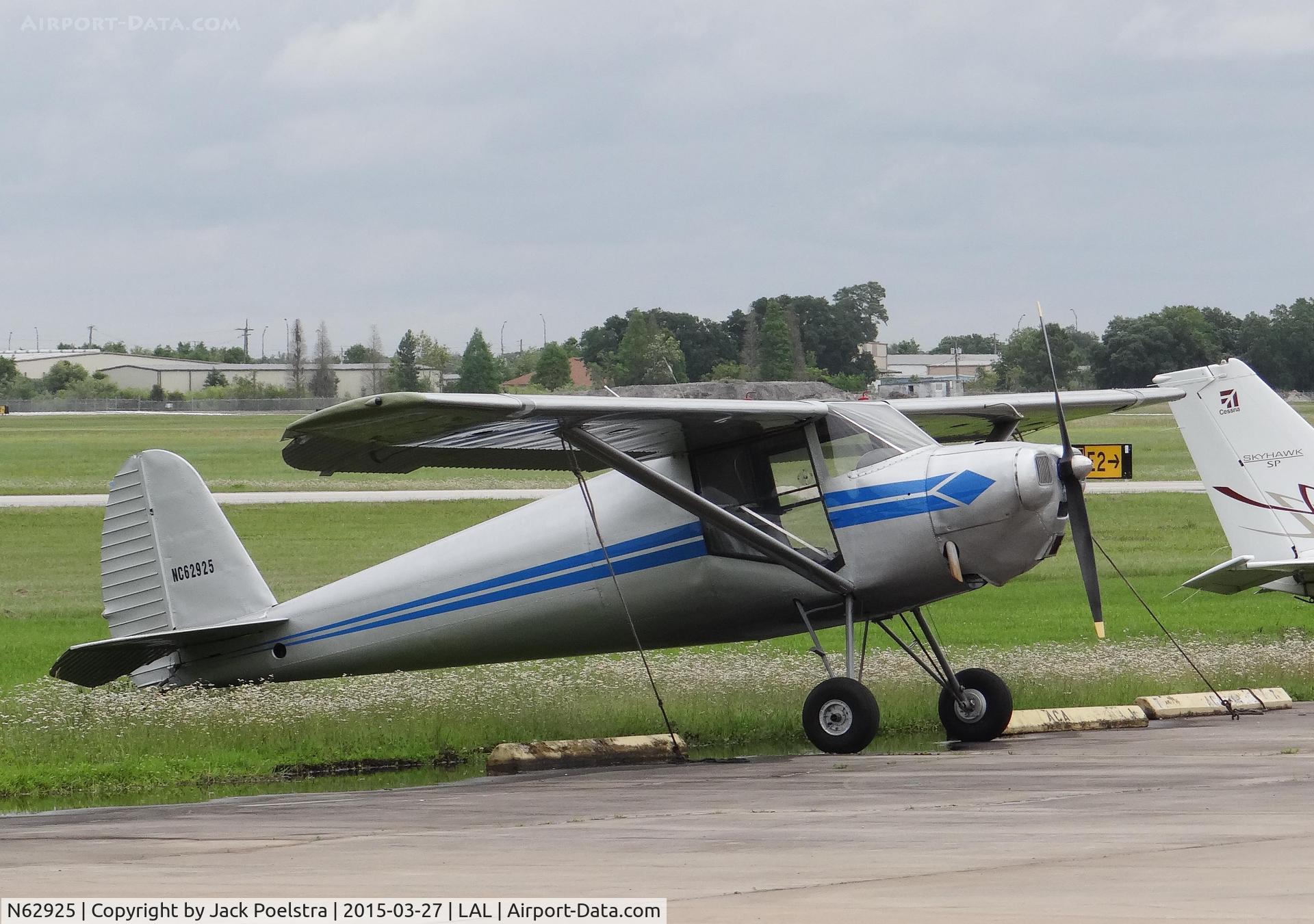 N62925, Luscombe 8A C/N 3393, NC62925 at Lakeland airport